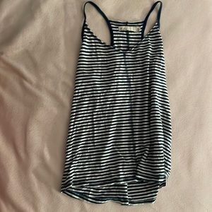 Hi-line navy and white striped tank top, size s, perfect condition
